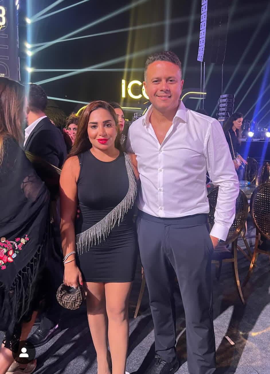 صور المنتج محمد حامد وريم رأفت