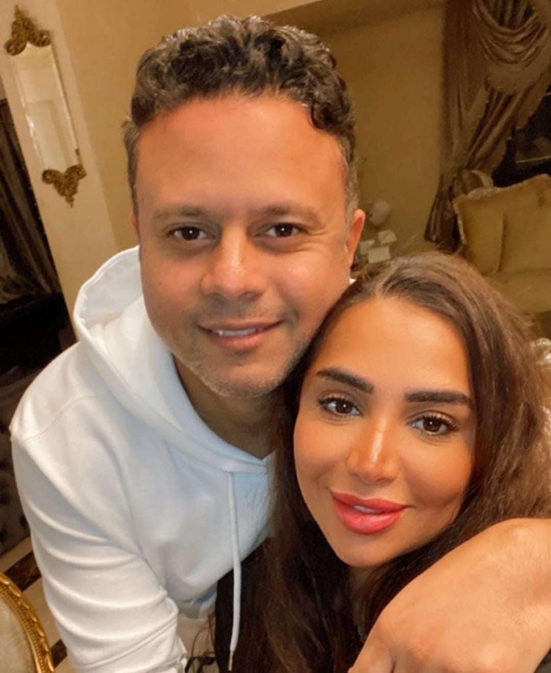 صور المنتج محمد حامد وريم رأفت