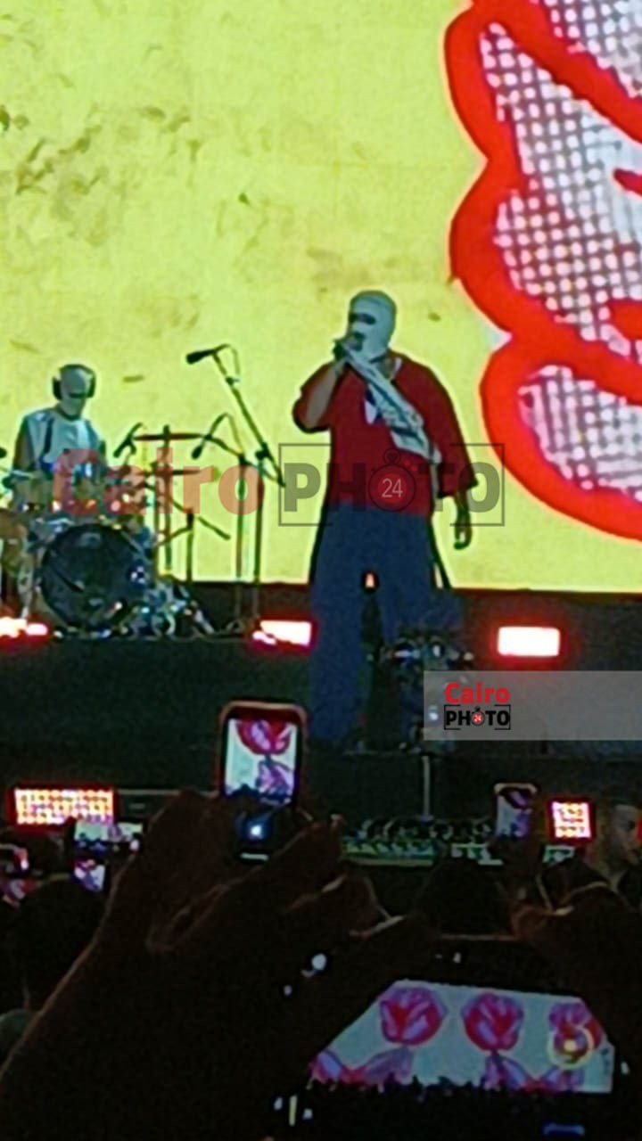 بشال فلسطين.. توليت ضمن فعاليات ختام مهرجان العلمين