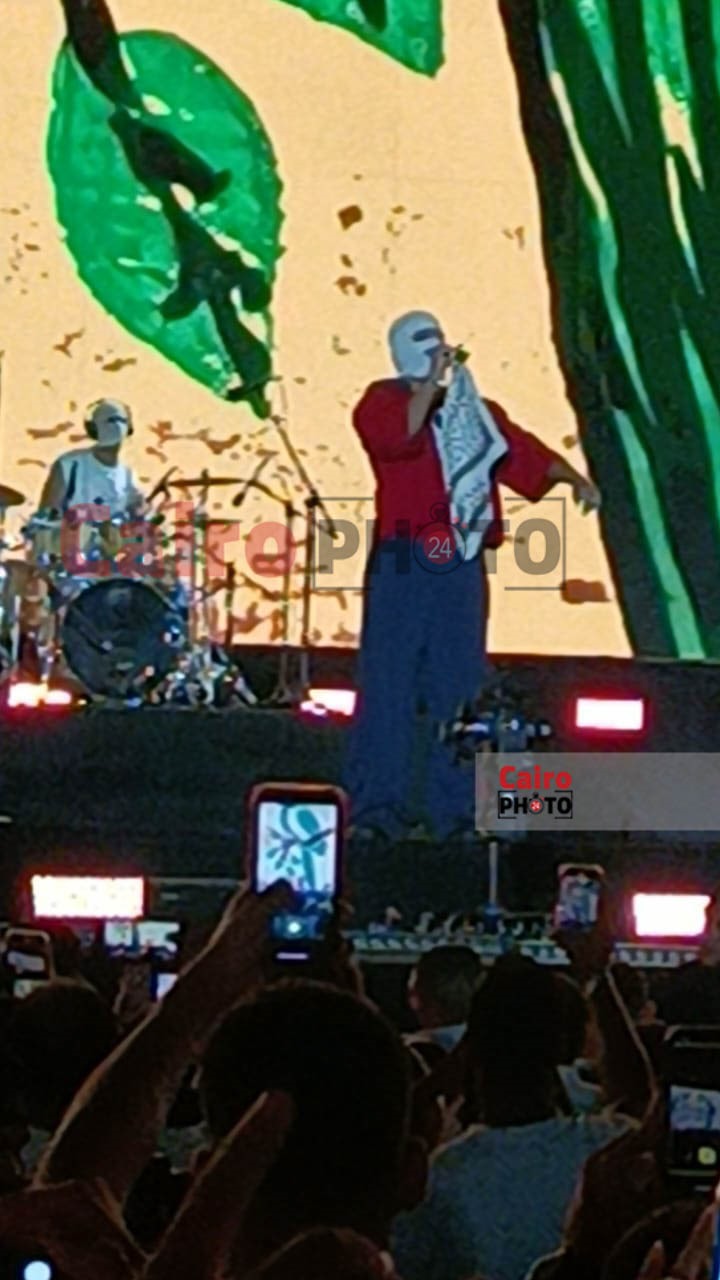 بشال فلسطين.. توليت ضمن فعاليات ختام مهرجان العلمين