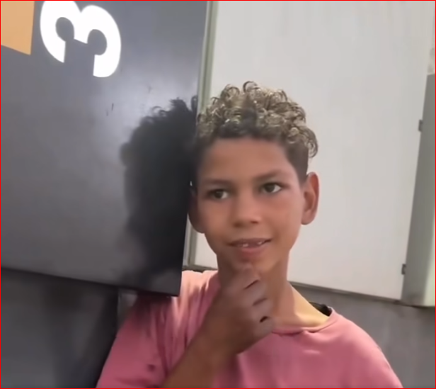 الطفل المذكور في الفيديو