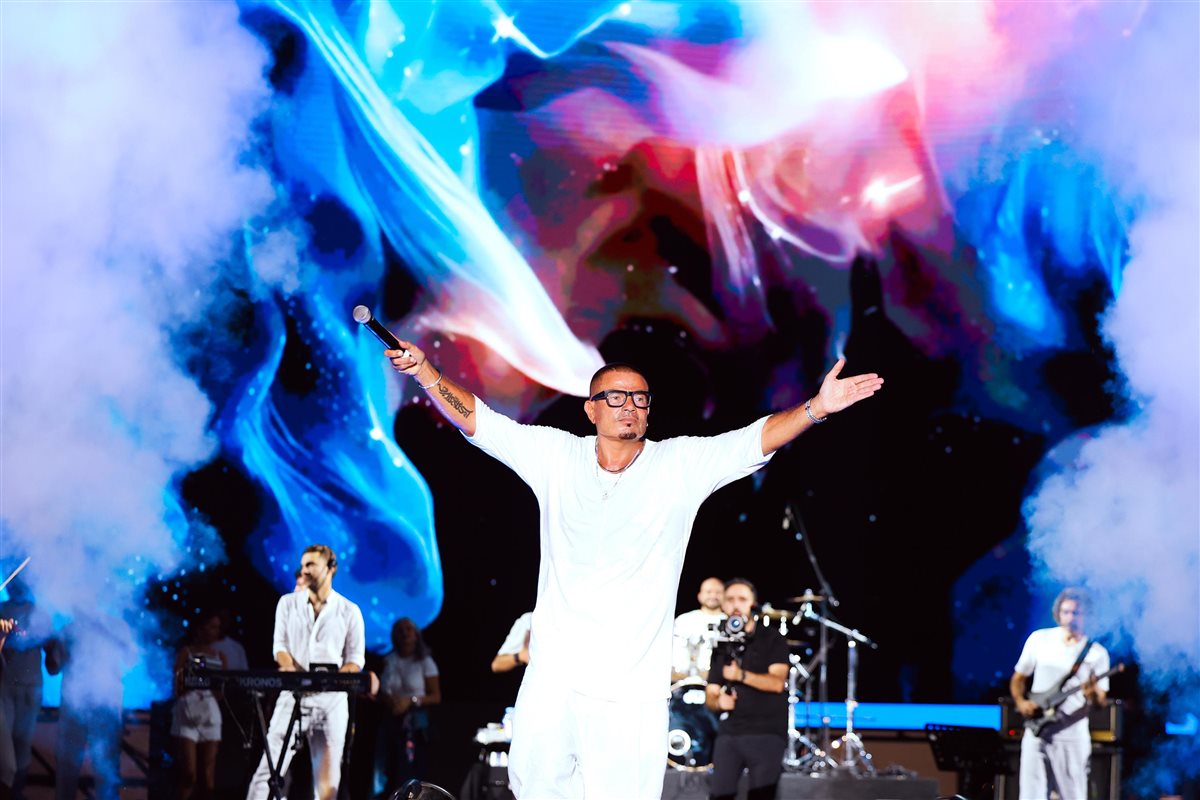 ليلة لا تنسى لـ عمرو دياب في بيروت