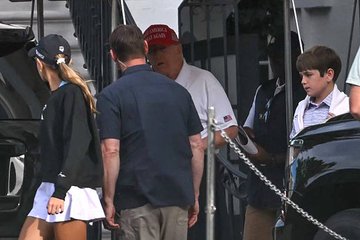 ترامب يظهر علنًا