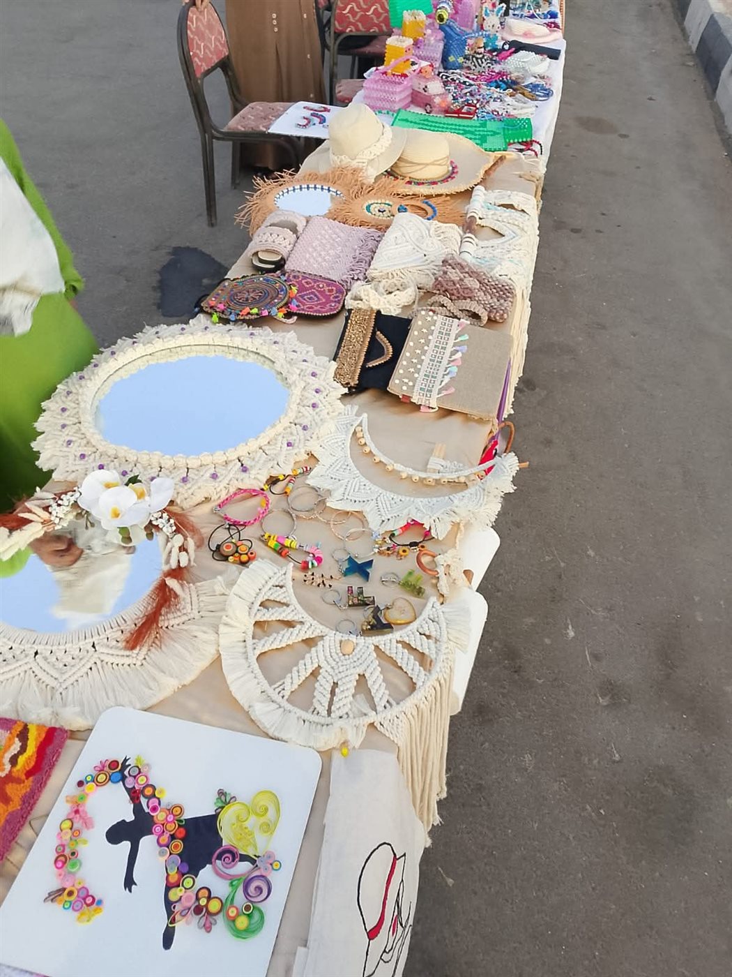 جانب من المشغولات البدوية والسيناوية بطور سيناء 