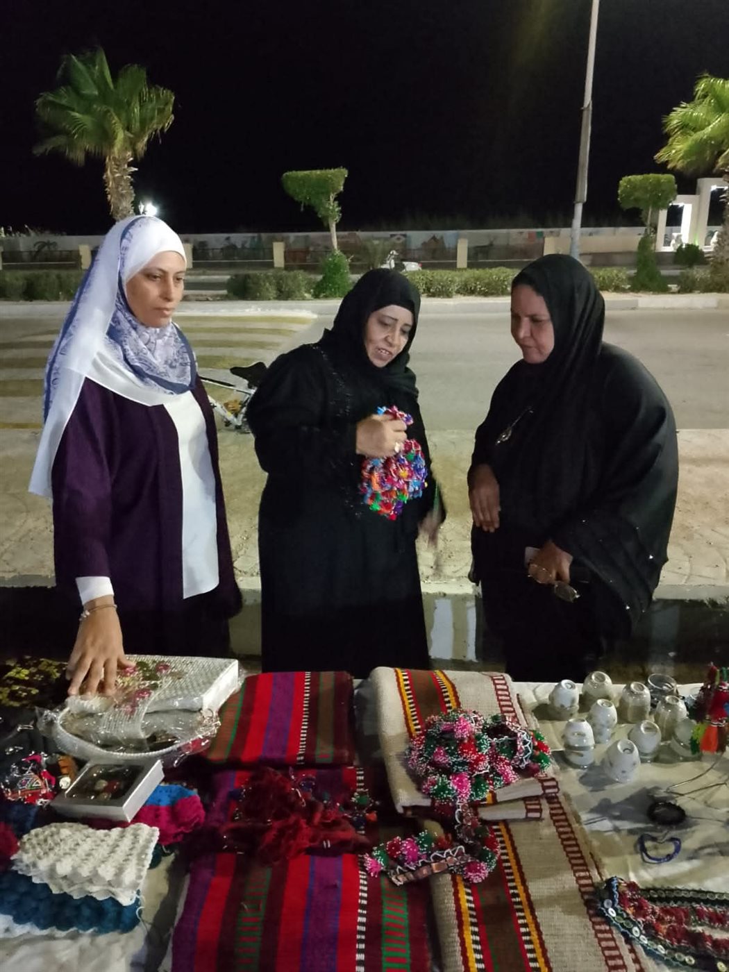 جانب من المشغولات البدوية والسيناوية بطور سيناء 