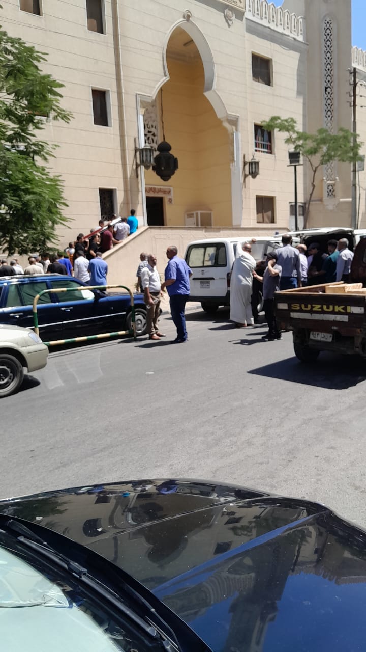 لقطات من جنازة نجل الفنان إبراهيم سعفان ب<span style=