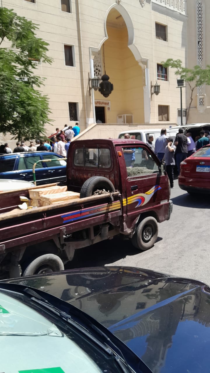 لقطات من جنازة نجل الفنان إبراهيم سعفان ب<span style=