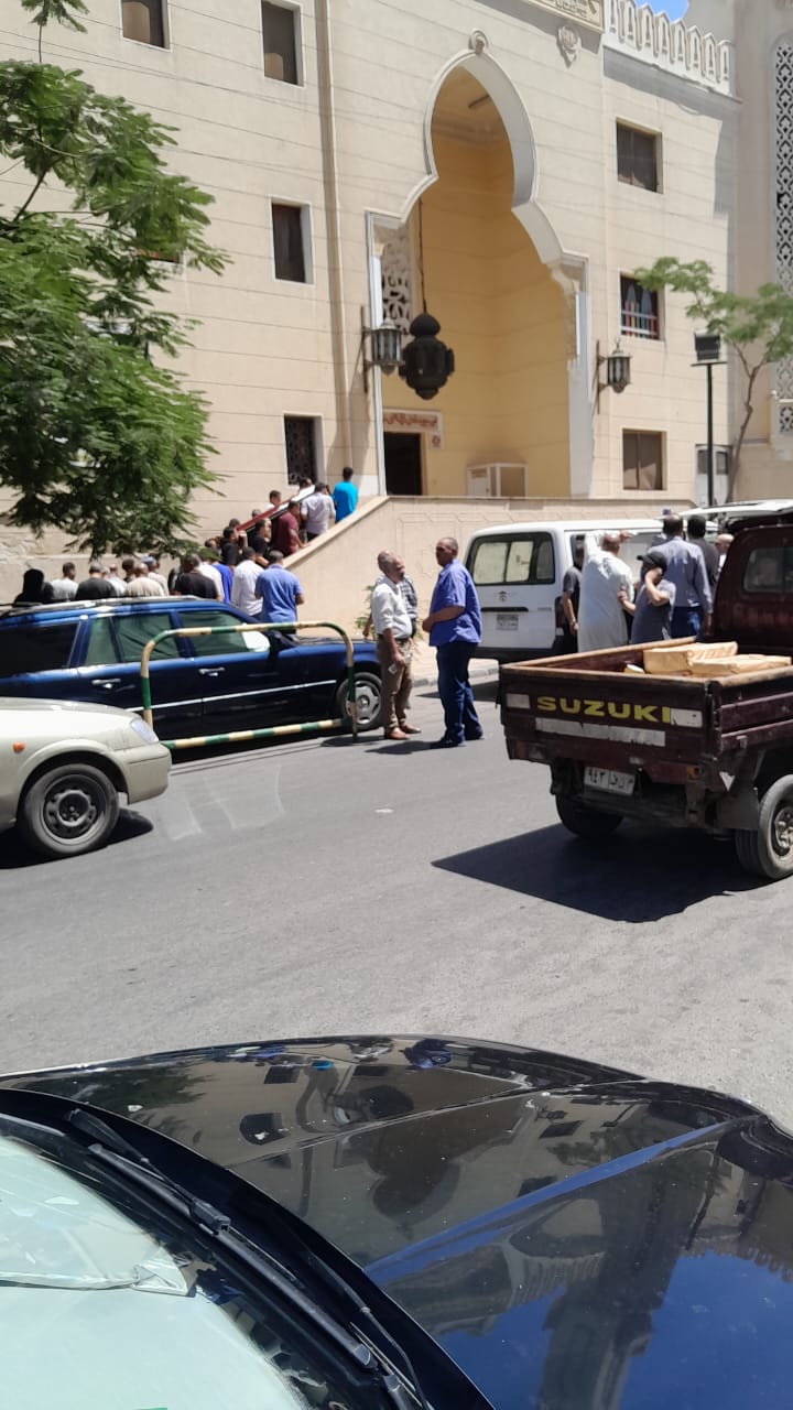 لقطات من جنازة نجل الفنان إبراهيم سعفان ب<span style=