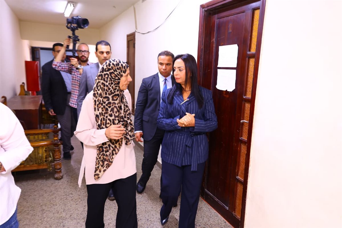 زيارة وزيرة التضامن الاجتماعي
