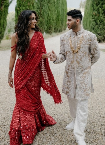 حفل زفاف مينا مسعود وإميلي شاه