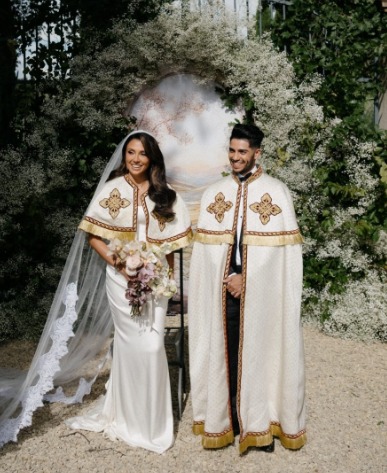 حفل زفاف مينا مسعود وإميلي شاه