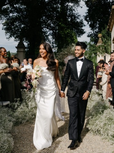 حفل زفاف مينا مسعود وإميلي شاه