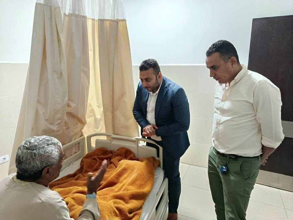 جولة ليلية لمدير الرعاية بمستشفى الأطفال