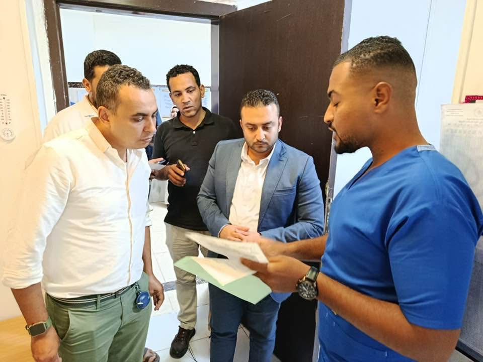 جولة ليلية لمدير الرعاية بمستشفى الأطفال