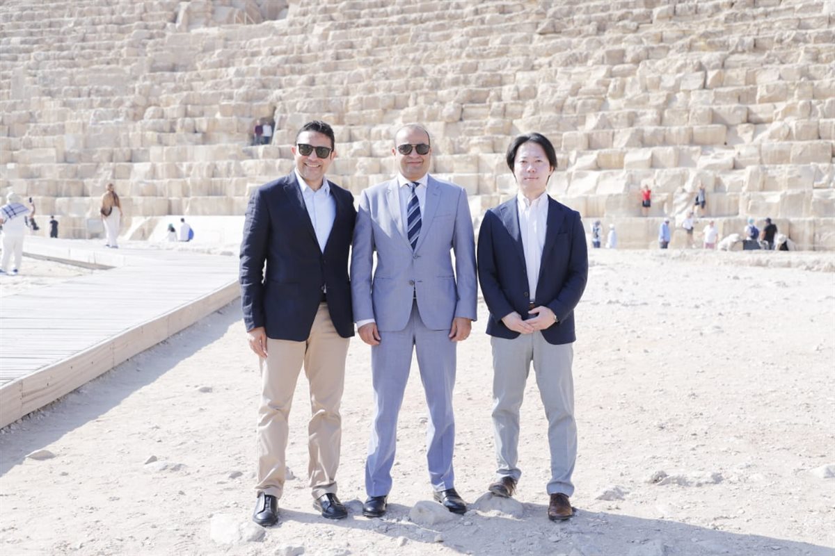 تركيب أجهزة تنقية الهواء بتقنية البلازما كلاستر داخل هرم الملك خوفو