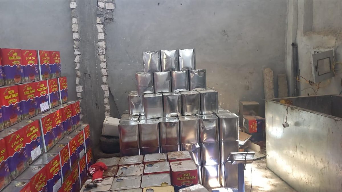 ضبط عصارة قصب غير مرخصة