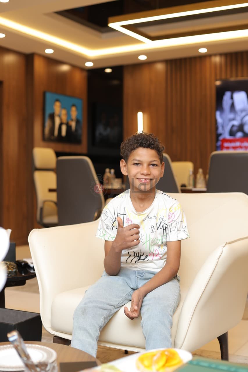  رجل الأعمال عصام العرجاني يستقبل عبقري الإسماعيلية