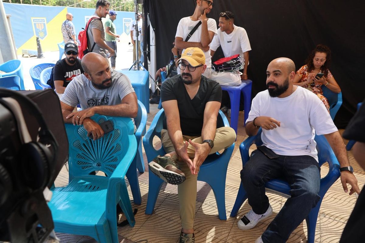 كواليس مسلسل بطل العالم