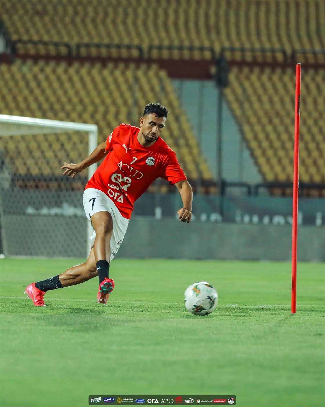 مران منتخب مصر اليوم