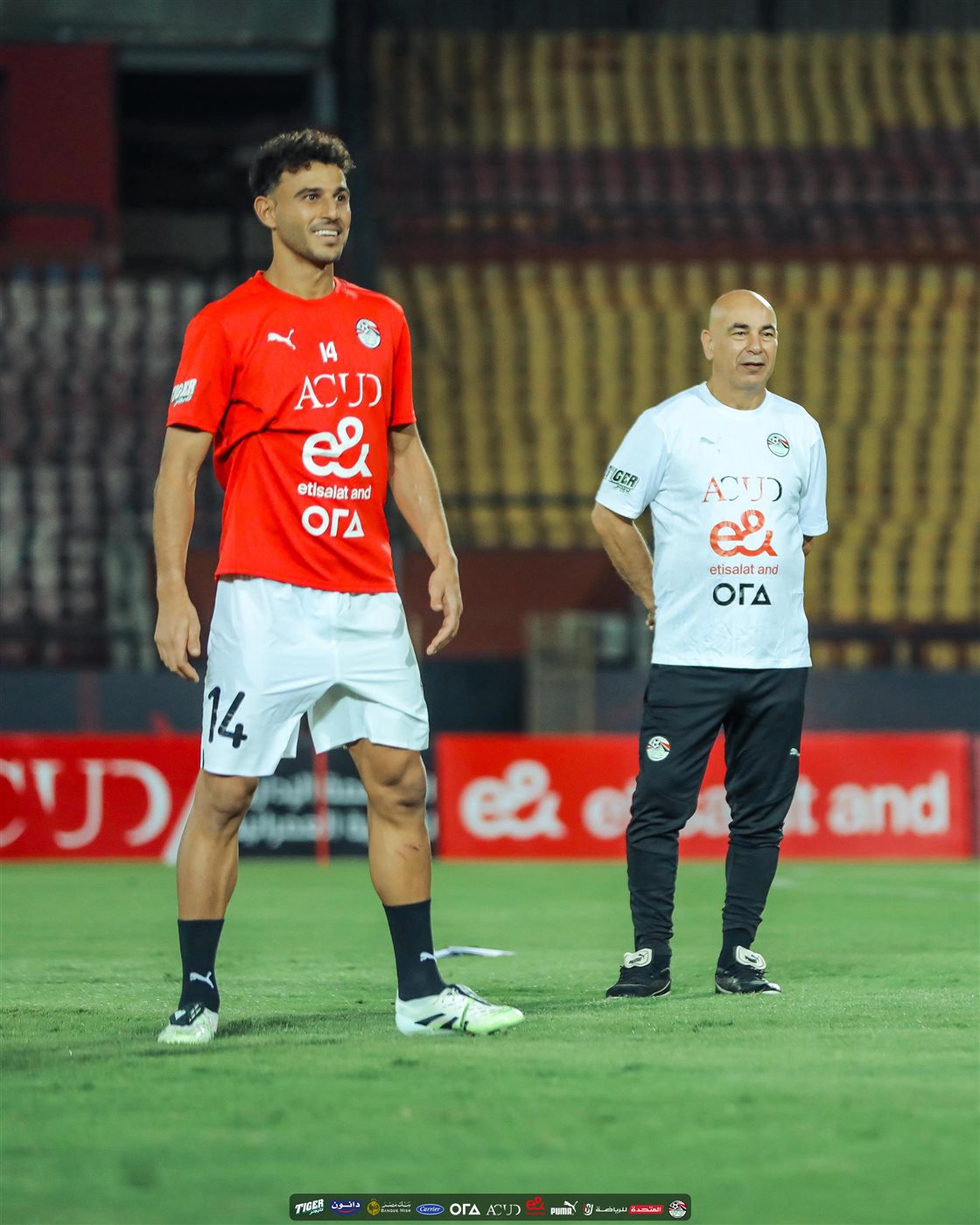 مران منتخب مصر اليوم