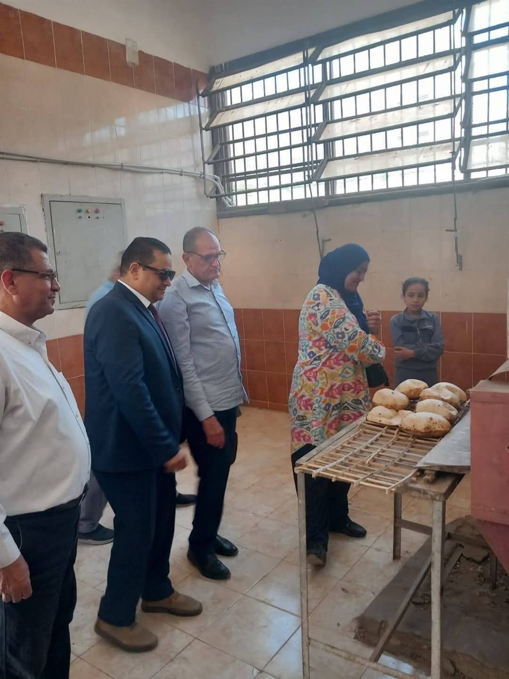 إعادة تشغيل مخبز مدرسة الفيوم الزراعية