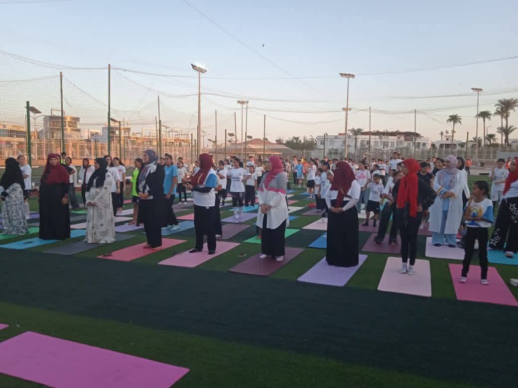 الاحتفال باليوم العالمى لليوجا بشرم الشيخ 