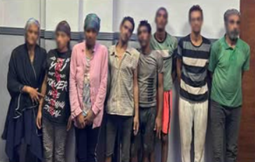 ضبط 30 متسول بحوزتهم سلاح أبيض ومخدرات بالإسكندرية