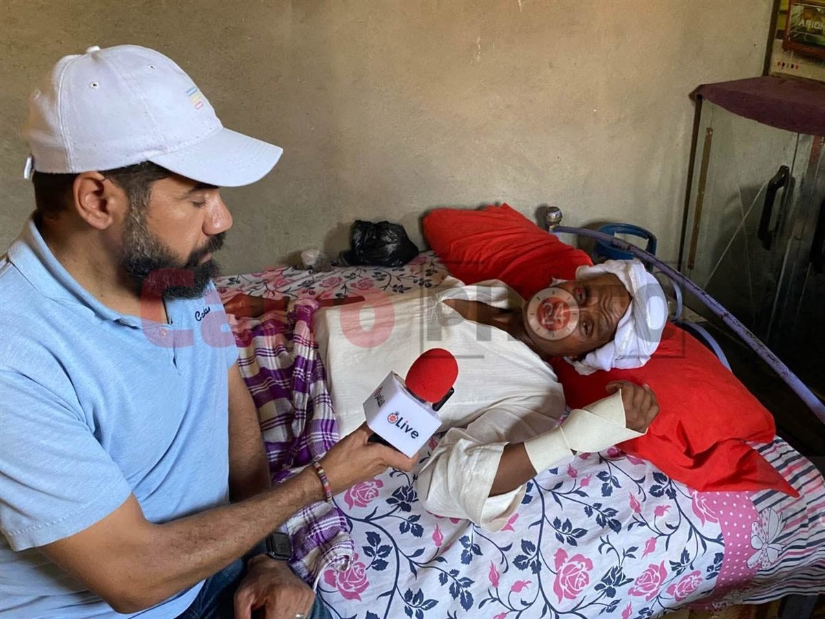 أول ظهور لعم مجاهد بعد دفنة لساعة ونصف تحت التراب