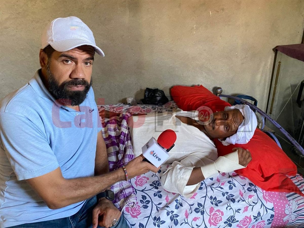 أول ظهور لعم مجاهد بعد دفنة لساعة ونصف تحت التراب