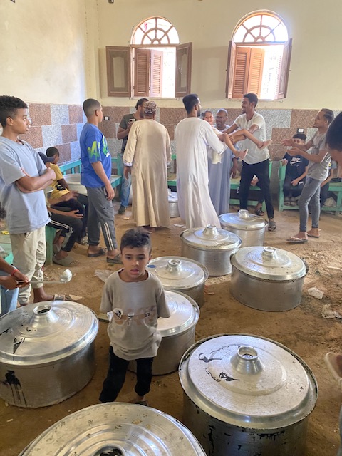 بالملوخية أهالي العقاربة يحتفلون بالمولد النبوي الشريف