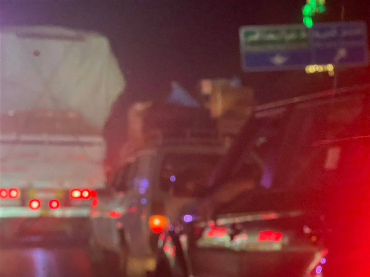 تكدس مروري على الدائري من أول نزلة الوراق حتى المؤسسة 