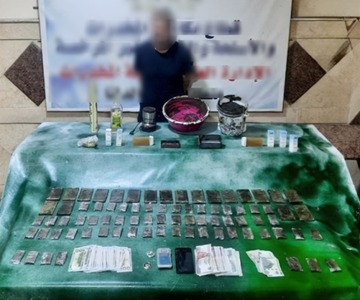 <strong>سقوط بؤر إجرامية من جالبي ومتجري المواد المخدرة في المحافظات </strong>