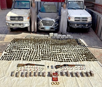 <strong>سقوط بؤر إجرامية من جالبي ومتجري المواد المخدرة في المحافظات </strong>