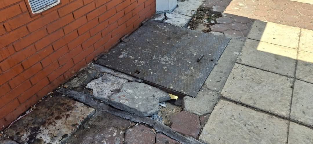 هبوط ارضي بكوبري استانلي