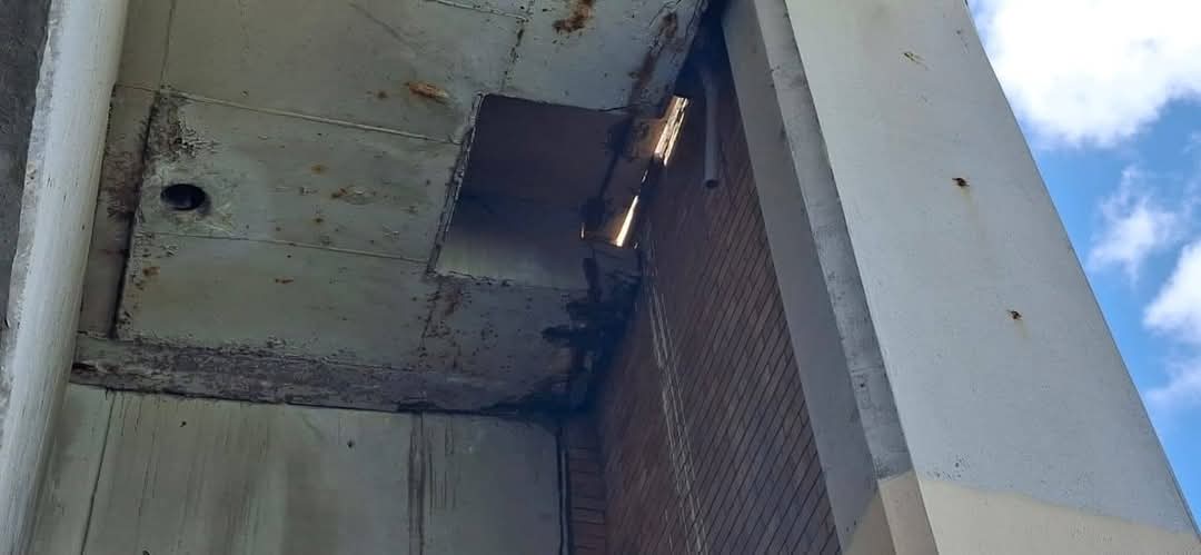 هبوط ارضي بكوبري استانلي