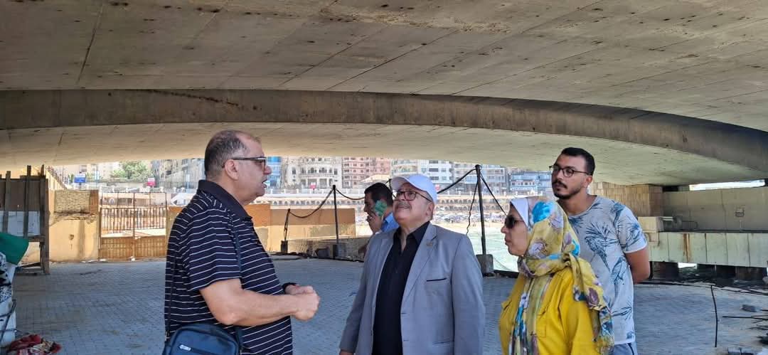 هبوط ارضي بكوبري استانلي