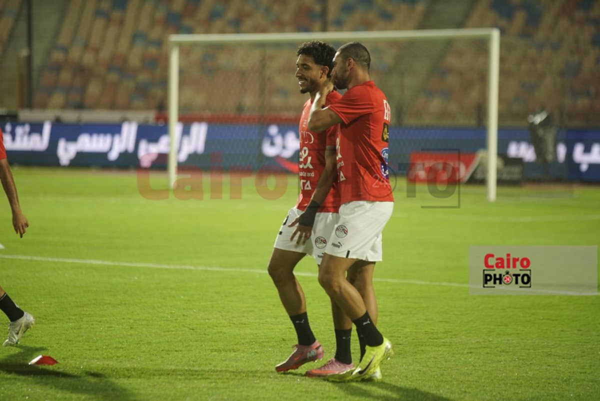  أجواء مرحة في مران منتخب مصر استعدادًا لمواجهة إثيوبيا