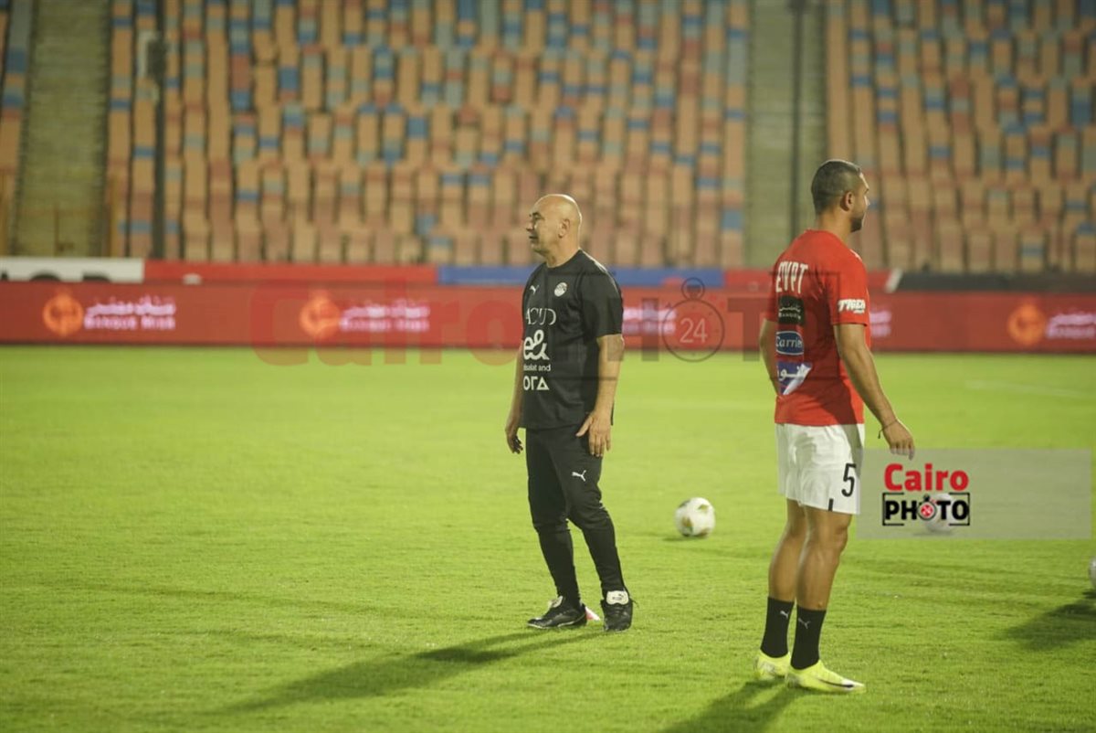 أجواء مرحة في مران منتخب مصر استعدادًا لمواجهة إثيوبيا