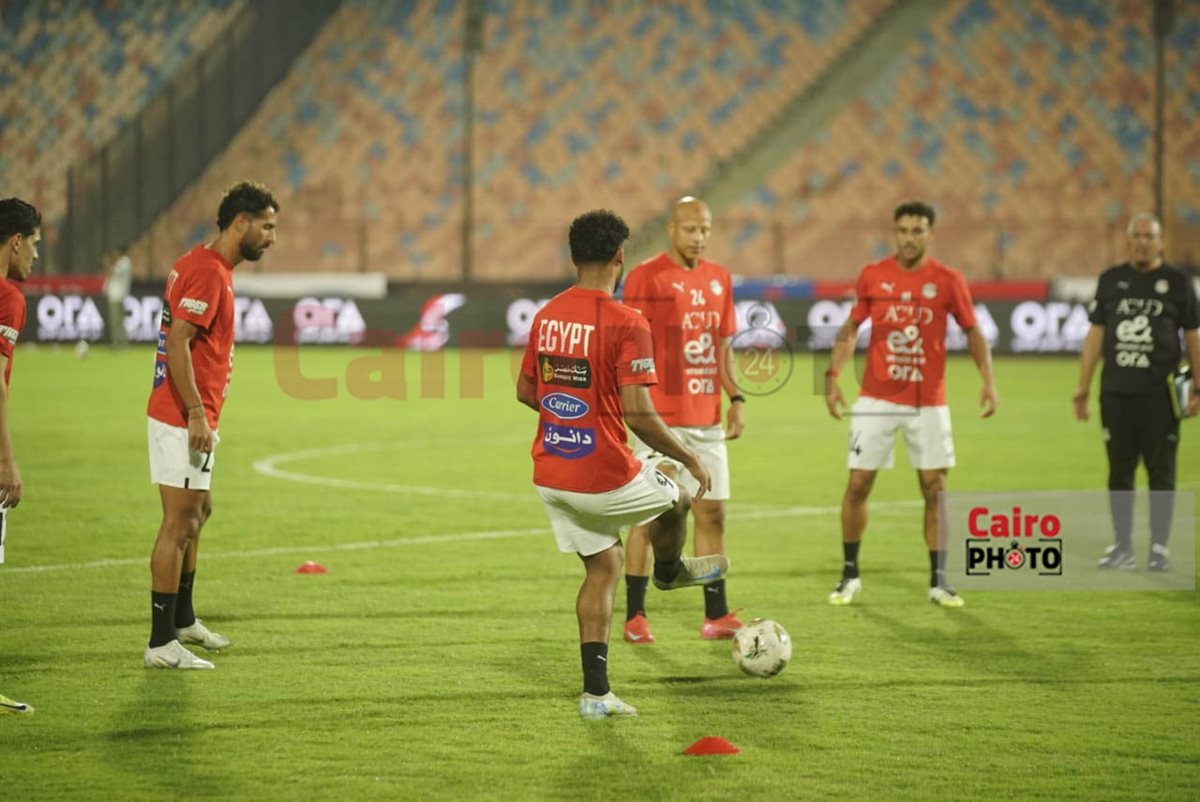  أجواء مرحة في مران منتخب مصر استعدادًا لمواجهة إثيوبيا