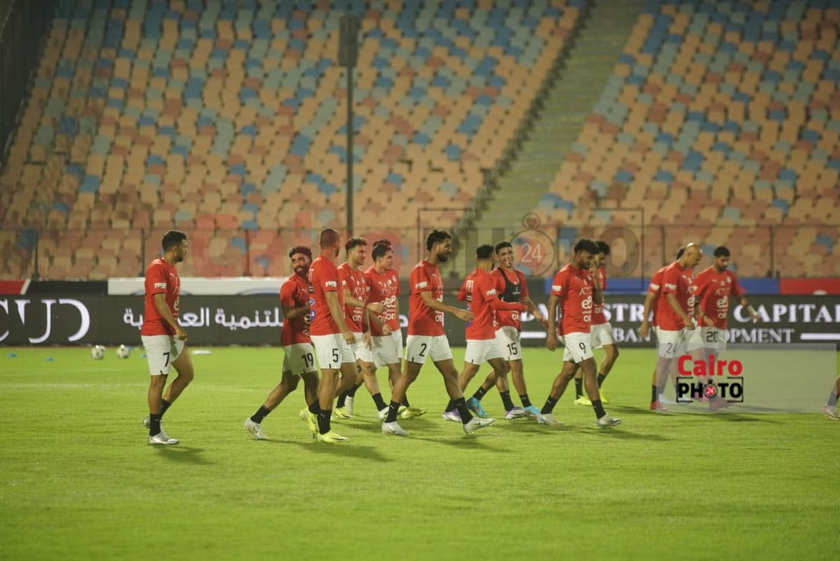  أجواء مرحة في مران منتخب مصر استعدادًا لمواجهة إثيوبيا