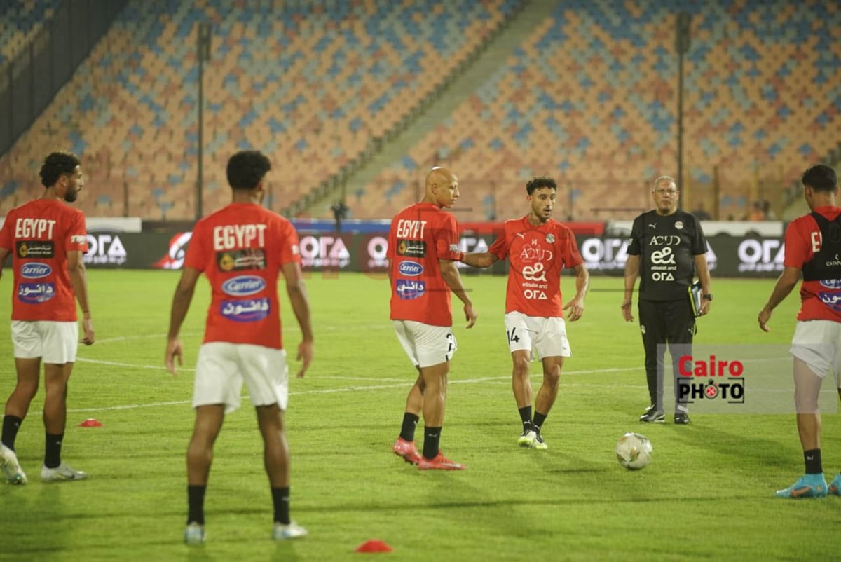  أجواء مرحة في مران منتخب مصر استعدادًا لمواجهة إثيوبيا