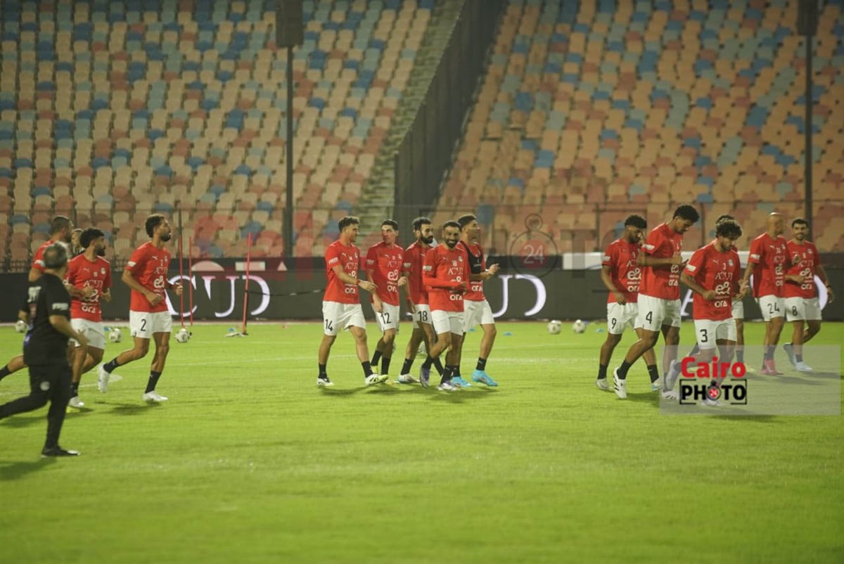  أجواء مرحة في مران منتخب مصر استعدادًا لمواجهة إثيوبيا