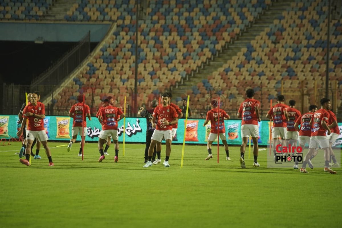  أجواء مرحة في مران منتخب مصر استعدادًا لمواجهة إثيوبيا
