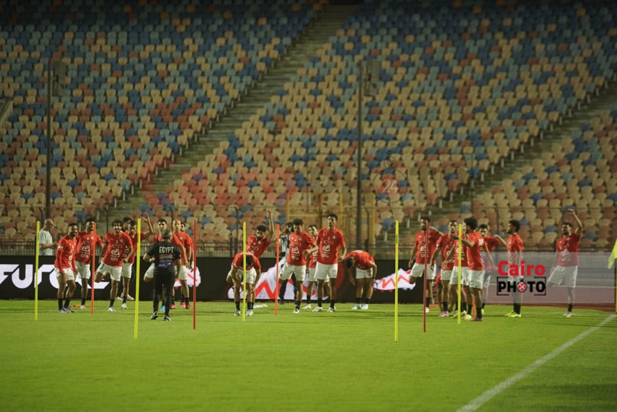  أجواء مرحة في مران منتخب مصر استعدادًا لمواجهة إثيوبيا