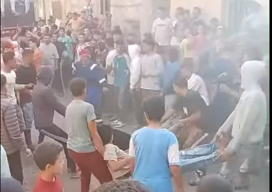 أحتفال أهالي تلا بالمنوفية