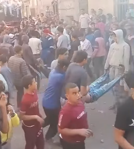 أحتفال أهالي تلا بالمنوفية