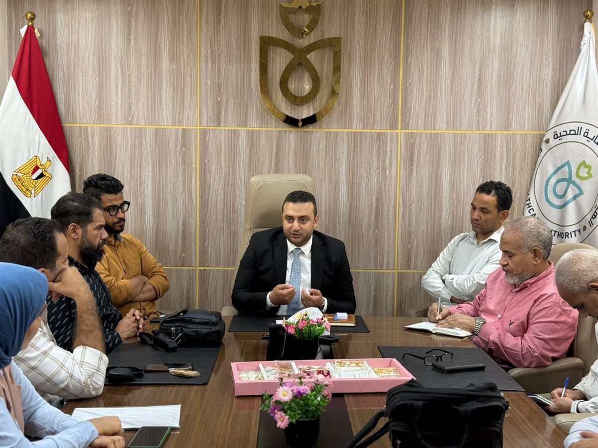 جولة الإعلامين بمبنى هيئة الرعاية والمجمع الطبي