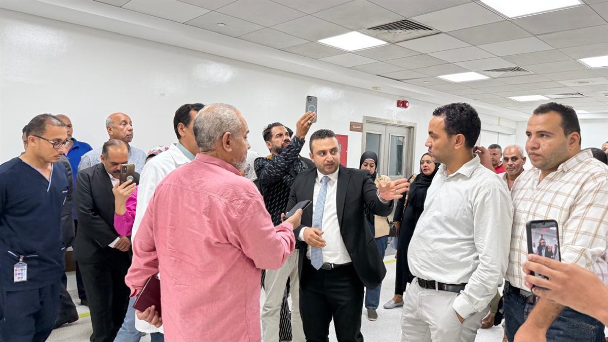 جولة الإعلامين بمبنى هيئة الرعاية والمجمع الطبي