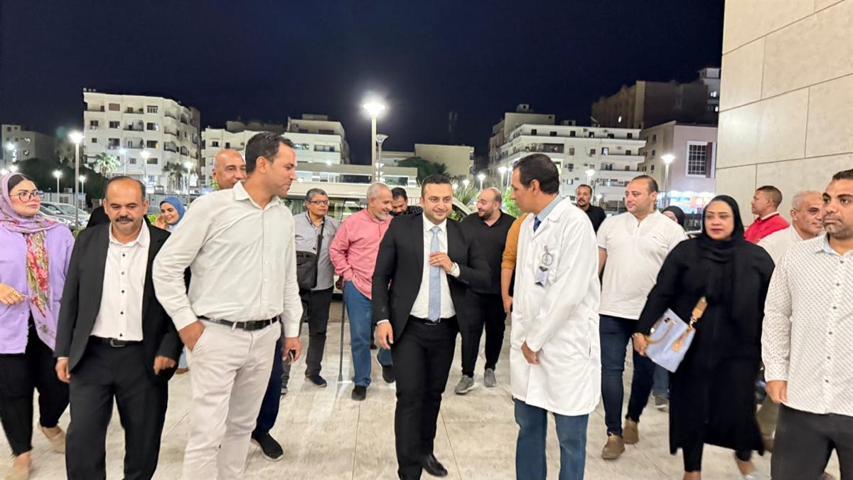 جولة الإعلامين بمبنى هيئة الرعاية والمجمع الطبي