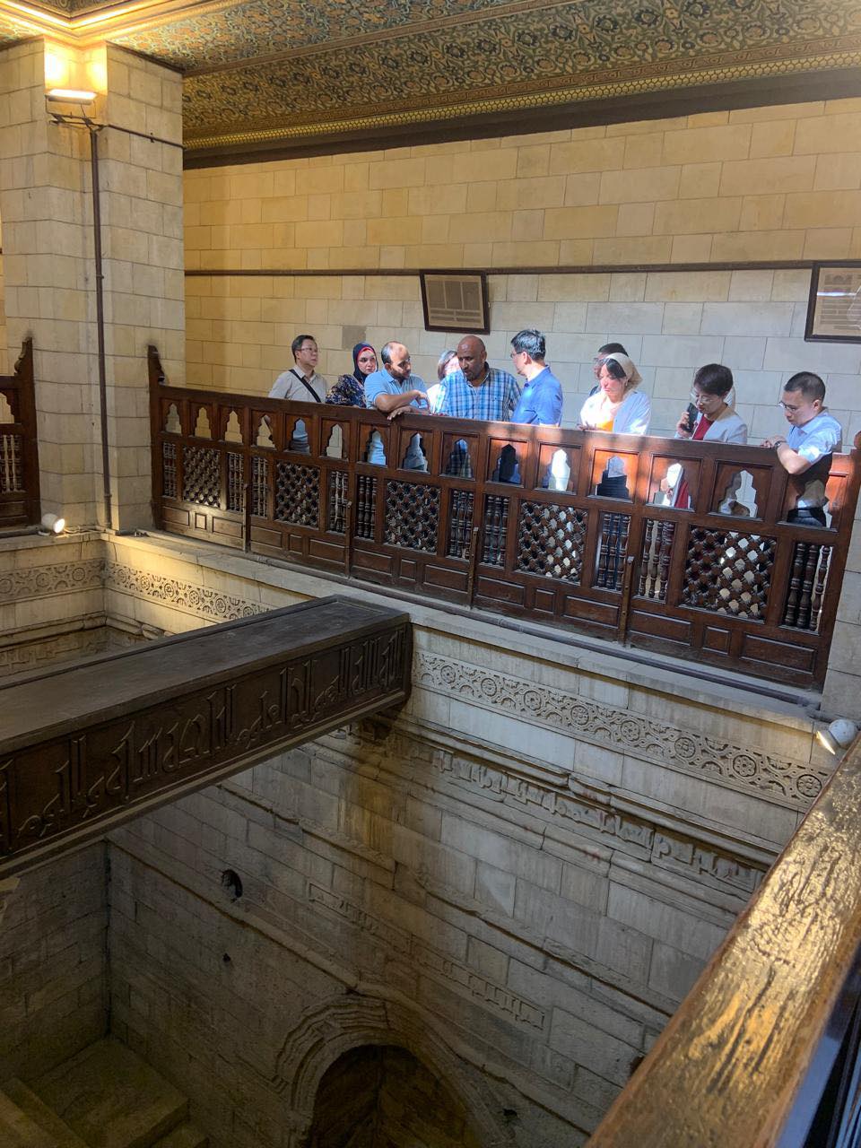 وفد صيني يزور مقياس النيل بالروضة